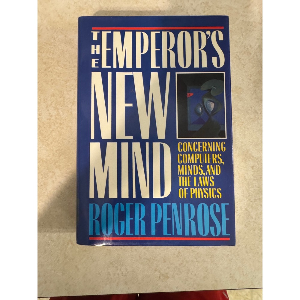 The Emperor's New Mind Roger Penrose 1989 Hardcover Oxford University Press AI